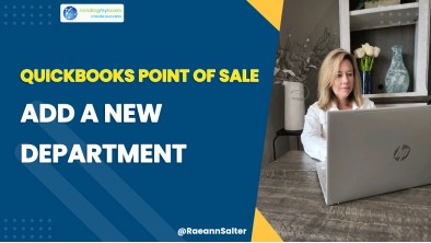 QuickBooks Point of Sale: Add a New Department