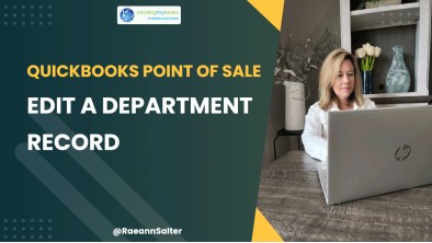 QuickBooks Point of Sale: Edit a Department Record