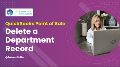 QuickBooks Point of Sale: Delete a Department Record