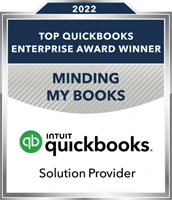 Minding My Books- Top QuickBooks Enterprise Award