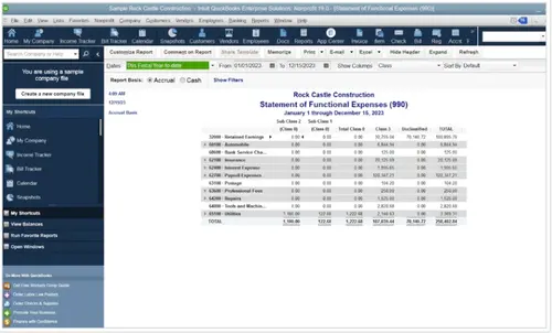 Statement of Functional Expenses - 990 | MMB