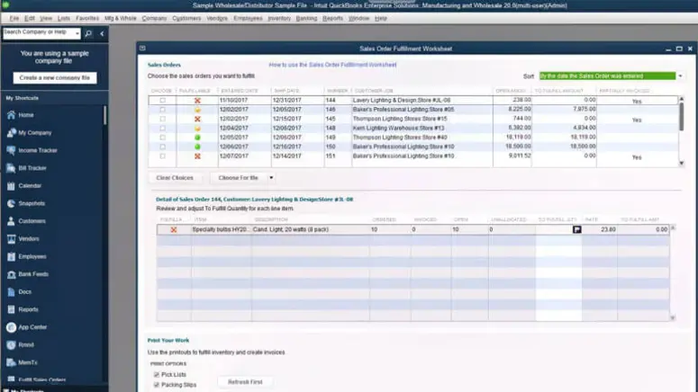 Open sales order reports by customer or item | MMB