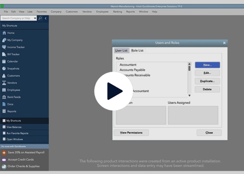 QuickBooks User Permission | MMB