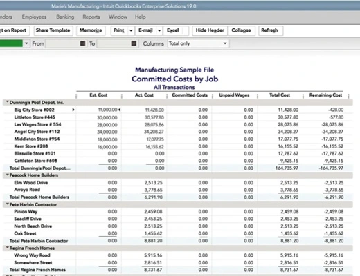 Industry-Specific Reports from QuickBooks Enterprise | MMB