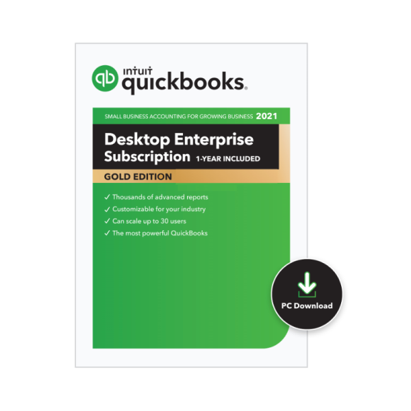 QuickBooks Enterprise 2021 Gold – Monthly Subscription